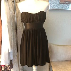 Black Strapless Dress